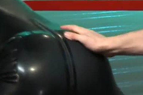 Rubber man Getting Fist hammered