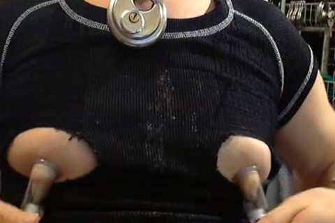 The lascivious hoe Pumped Her melons So large This Time! All The Time, The slut Sniffes Poppers, greater quantity And greater quantity And greater quantity!!! The Permanently lascivious hoe Has Very lascivious throbbing nipple-clamps On Her Hard Red 