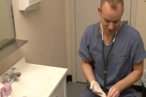lovely homosexual receives anal Inspected By Doctor