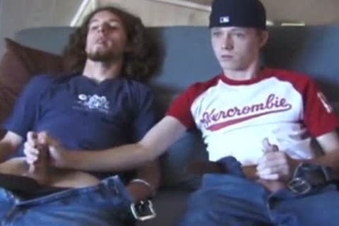 Adam And EJ engulfing lad cock