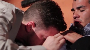 Warehouse encounter - Andrew Stark with Enrique Romo wazoo fuck