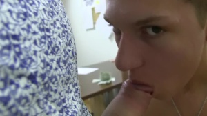 A lovely little accountant with the thick 10-Pounder