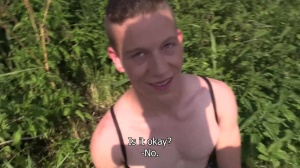 Super hot Czech teen with taut little butthole