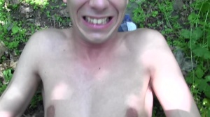 stupid and shy twink got slammed in park