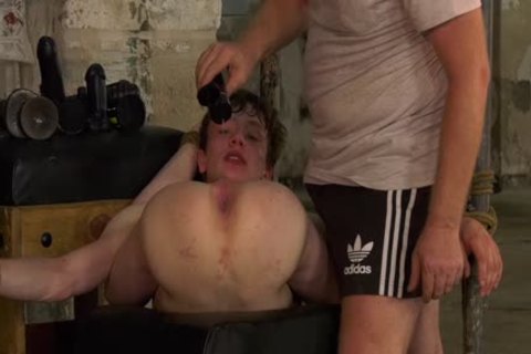 Sub Alex Faux Has ass Stuffed With Lit Candle