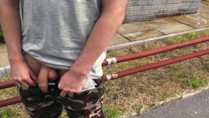 Playful homosexual chap happily takes this cock in the bum