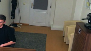 Sexually assertive bottom riding that chubby 10-Pounder on camera