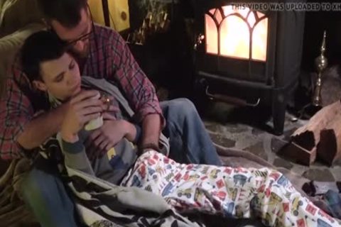 Daddy Warms Up His wet Bottom teen By banging Him Hard