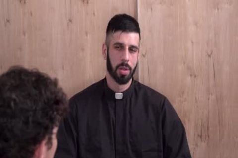 Priest feels up to sex scene