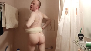 Masturbating in the shower starring very hot slut