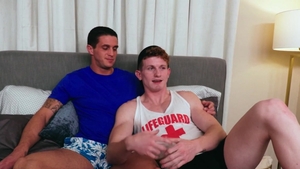 Stagcollective: Athletic big dick Nick Clay throat fucking