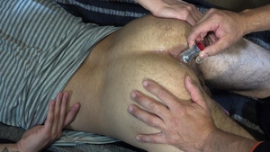 Bareback Me Daddy: Stiff mature Elio helps with spit