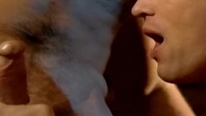Falcon Studios: Meaty Foreskin in Hungry Mouths