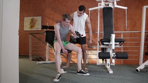 Trainer Vargas Plows Young Twink's Ass