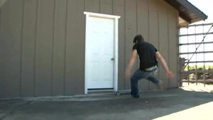 Next Door Male: Stroking Outside For All To See