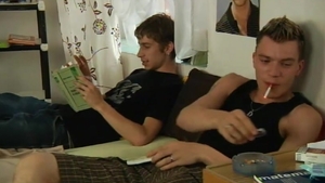 Eamon's Bladder Emptying over Maxwell's Face