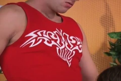 I bang him hard and ball batter all over his chest